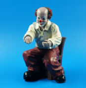 Gilde Clowns | Der Kartenspieler | Stich - Gewinner | 16 cm Clown Figur