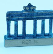 Alte Gluttöter Messing | Bronze Figur – Berlin Brandenburger Tor | Vintage Glutkiller Glutlöscher 60er Jahre Bosse – Baller Ära