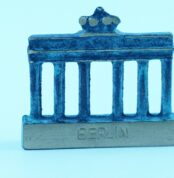 Alte Gluttöter Messing | Bronze Figur – Berlin Brandenburger Tor | Vintage 60er Jahre Bosse – Baller Ära