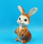 Goebel Porzellan Hase | Hasen Porzellanfigur ,braun