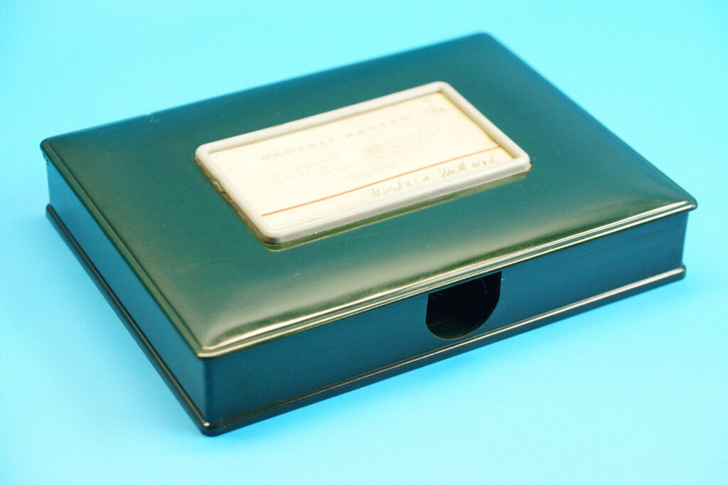 50er Jahre Helit Bakelit Zettelbox / Zettelkasten