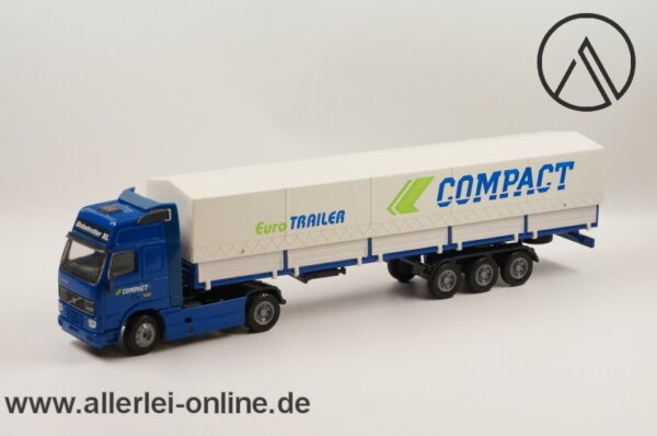 JOAL 1:50 | Volvo FH16 Globetrotter XL | Sattelzug COMPACT Eurotrailer | Nr: 334