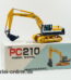 KOMATSU PC210 Hydraulik Bagger | Kettenbagger | Made in Japan | 1:48 Modell K-004 mit OVP