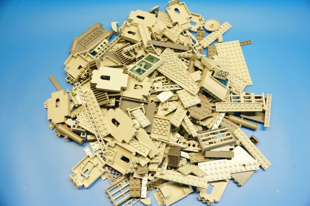 LEGO® 750 gr. Gemischte graue Bausteine | Formsteine | Sondersteine