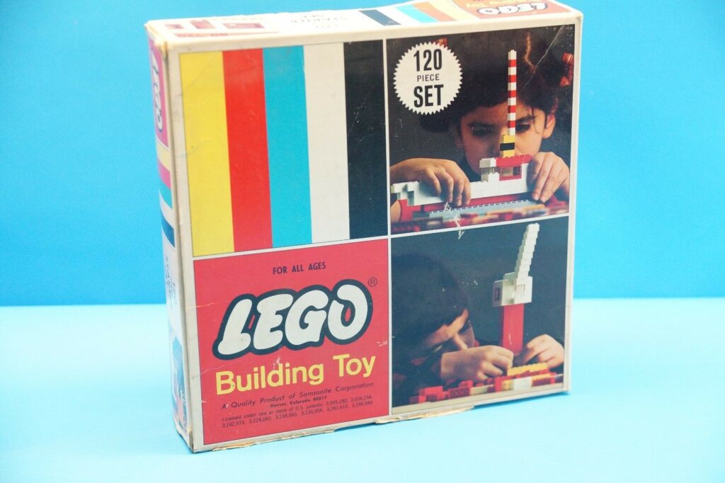 LEGO® Building Toy No. 120 | Vintage Bausteine Start-Set mit Original Box
