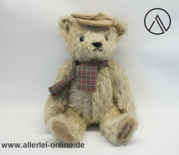 Limitierter Althans Günther Kessel Bär | Teddy - Teddybär mit Brummstimme | 32 cm | Nr. 697/2000