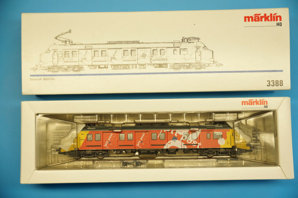 Märklin H0 | 3388 Lok / Triebwagen | ptt post | Serie mP 3000 NS | unbespielt mit OVP