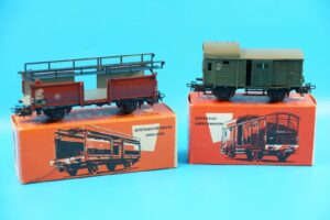 Märklin Spur H0 | Güterzug Gepäckwagen 4600 und Autotransporter 315/4 mit OVP