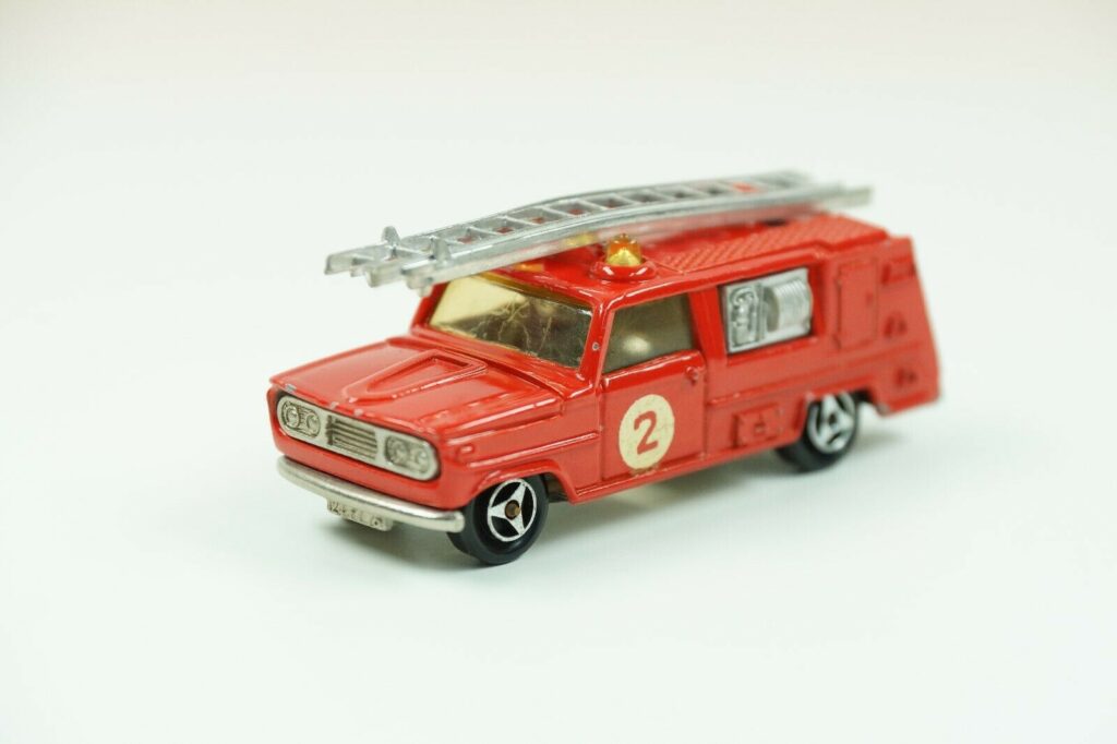 Majorette 204 Dodge Feuerwehr - Leiterwagen 1/80 - Made in France