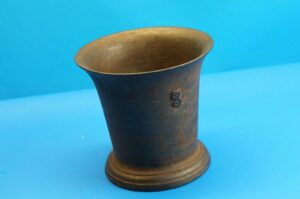 Antiker Massiver Eisen Mörser - Apothekermörser / Kräutermörser