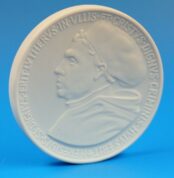 Meissen Porzellan Erinnerungsmedaille / Medaille Martin Luther von 1986