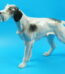 Metzler & Ortloff Porzellan Tierfigur Pointer Hund - Jagdhund ,stehend