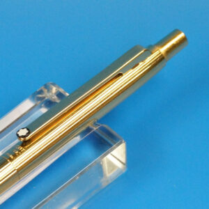 Montblanc SlimLine 2947 Kugelschreiber / Pushbutton Ballpoint ,goldf Guilloche