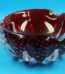 Murano Design Glas | Vintage Bubbleglas Schalen Aschenbecher | Ashtray ,rot