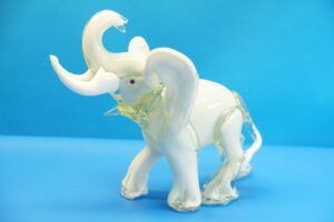 Murano Glas Elefant | Elephant Figur | Vintage Glasfigur