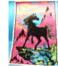 Original Black light Poster Black Stallion PP 446-1975 Velva Print 58 x 88