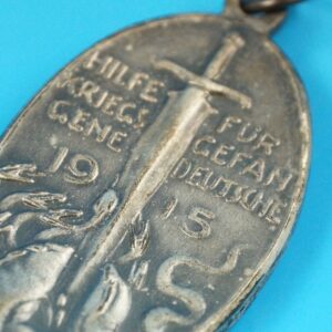 WK1 Orden Medaille | 1915 Hilfe für Kriegsgefangene Deutsche
