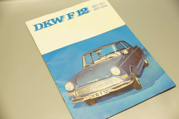 Originales Prospekt / Verkaufsbroschüre - DKW F12 ,alles drin alles dran