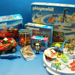 Playmobil Swimmingpool 3205 Amphibienfahrzeug 3216 Wikinger Set 3153