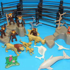 Playmobil Zoo Tiere Konvolut Bäume Zäune