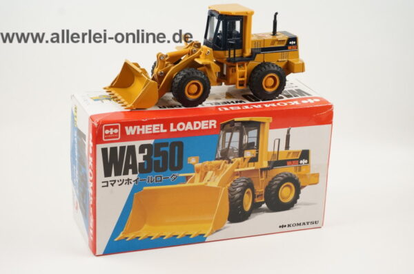 SHINSEI Modell | Komatsu WA350 | 1:50 Radlader Baumaschine | Art.Nr: 615 mit OVP