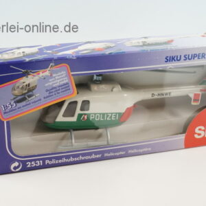 SIKU Super Serie 2531 POLIZEI / Polizeihubschrauber mit OVP