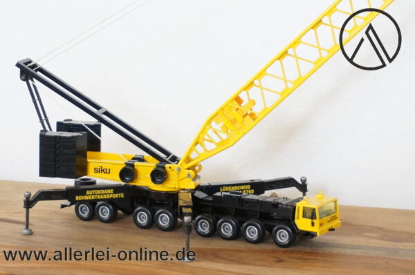 SIKU Super Serie 4310 | Mobilkran | Gittermastkran Liebherr LG 1550 | Höhe 80 cm