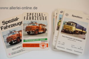 SPEZIAL FAHRZEUGE Quartett | Nr: 672 ASS - Altenburg Stralsunder Quartett | 36+3 Karten mit Box