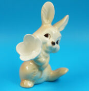 Goebel Porzellan Figur | Osterhase mit Krokusblume | Vintage Porzellanfigur