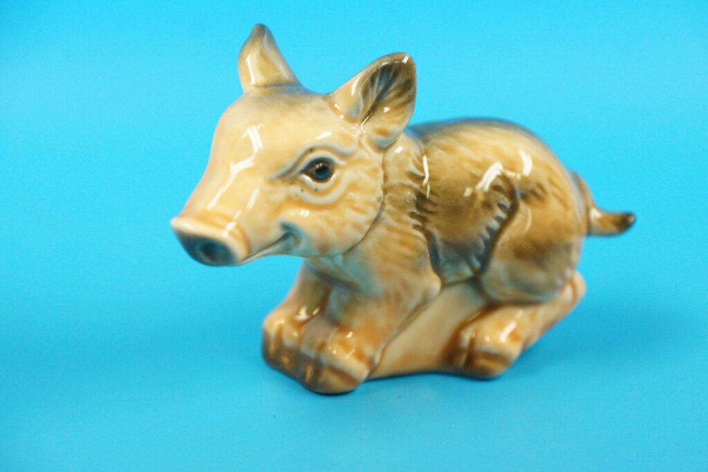 Sammelfigur Porzellan Figur Goebel Schwein , Ferkel, Frischling