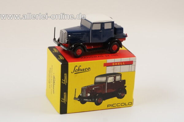 Schuco Piccolo Modell | Hanomag ST 100 | Zugmaschine 1:90 ,dunkelblau | 01612 mit OVP