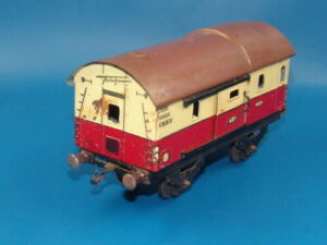 Fleischmann GFN Spur 0 | U.S. Zone 2-Achs Güterwagen 401 | Blecheisenbahn Antik Blechspielzeug