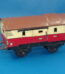 Fleischmann GFN Spur 0 | U.S. Zone 2-Achs Güterwagen 401 | rot ,beige