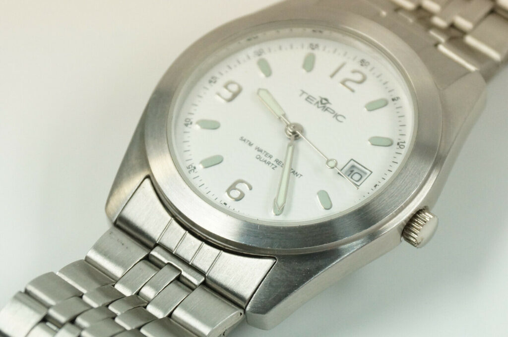 TEMPIC 01 Quarz Uhr | Armbanduhr mit Edelstahl Armband