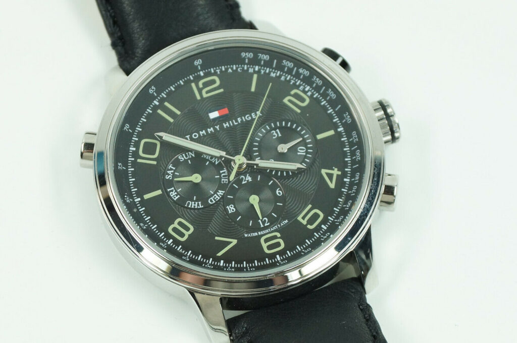 Tommy Hilfiger | Casual 1790768 Herren Uhr | Armbanduhr mit Lederarmband