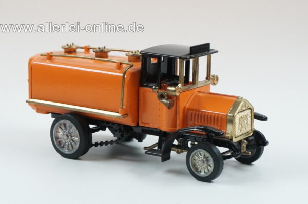 ZISS Modell | MAN erster Diesel Lastwagen 1923/24 | Tankwagen ,orange | Oldtimer LKW