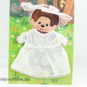 Mode Boutique mein Liebling | MONCHHICHI Hochzeitskleid / Spitzenklein mit Haube | Monchichi | mit OVP