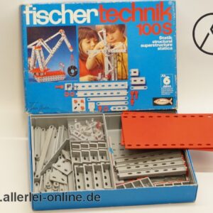 fischertechnik 100S | Statik Baukasten | Vintage fischer-technik 100S | inkl. OVP und Anleitung