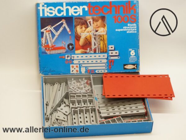 fischertechnik 100S | Statik Baukasten | Vintage fischer-technik 100S | inkl. OVP und Anleitung