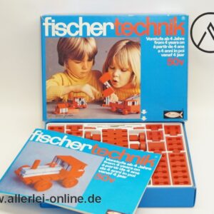 fischertechnik 50v | Vorstufe ab 4 Jahre | Vintage fischer-technik 50v Baukasten | inkl. OVP und Anleitung