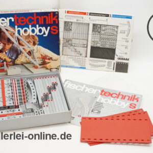 fischertechnik hobby S | STATIK | Vintage fischer-technik hobby S Baukasten | inkl. OVP und Anleitung