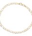 Luigi Merano | Armband Figarokette | Gelbgold 375 | 9kt Goldkette