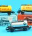 3 x Märklin H0 Güterzug Shell und Aral Kesselwagen 4502 (2 x mit OVP)