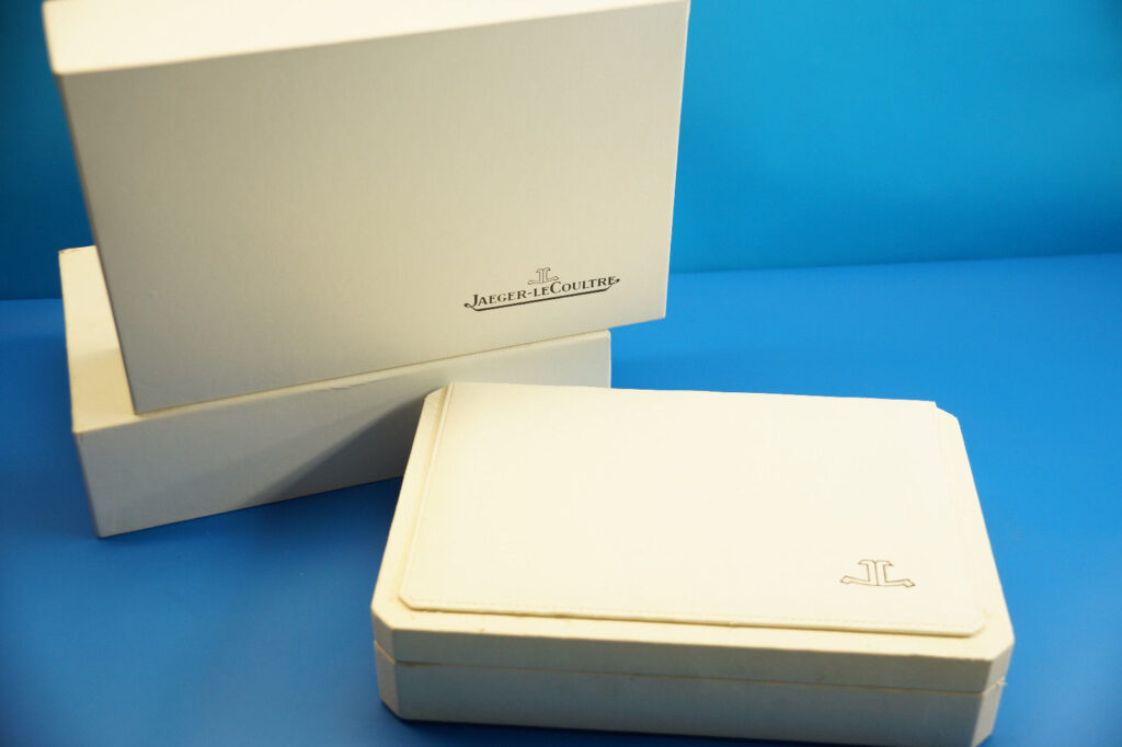 Original Jaeger-LeCoultre Uhren / Armbanduhren Box inkl. Umkarton ,weiß