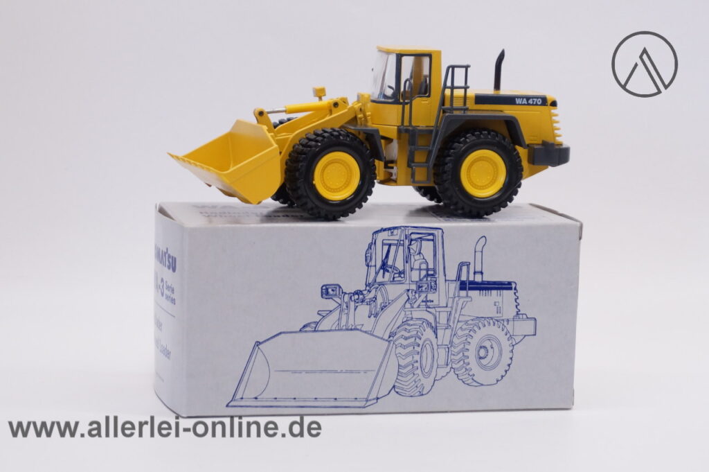 Conrad Modell | Hanomag - Komatsu WA 470 | 1:50 WA-3 Serie Radlader Baumaschine | Art.Nr: 2424