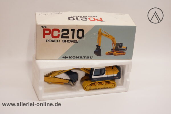 Goods Wave PEMC KOMATSU PC 210 Hydraulikbagger | Kettenbagger | Made in Japan | 1:48 Löffelbagger Modell K-004