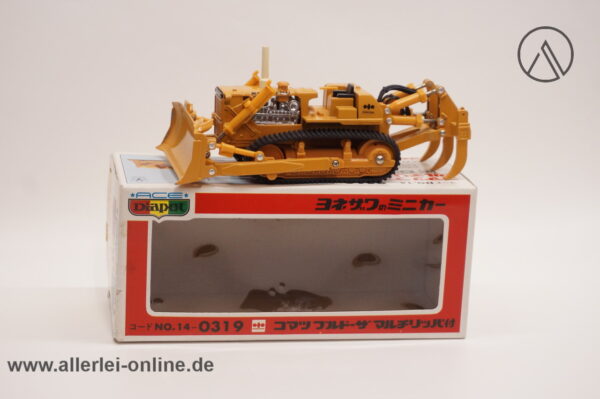 YONEZAWA Toys | D355A Komatsu Planierraupe mit Aufreißer | 1:50 Bulldozer | K-15