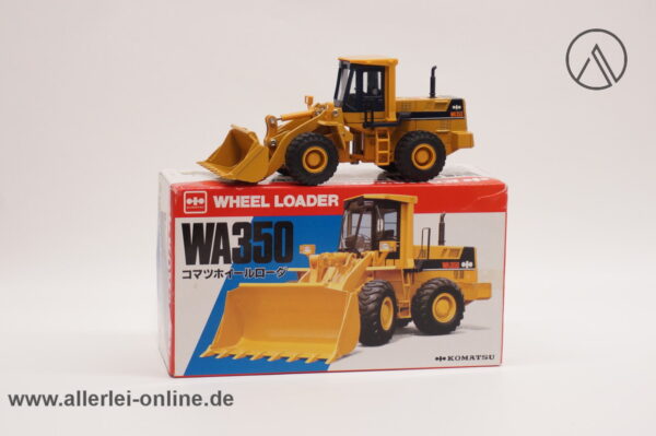 SHINSEI Modell | Komatsu WA350 | 1:50 Radlader Baumaschine | Art.Nr: 615 mit Originalkarton