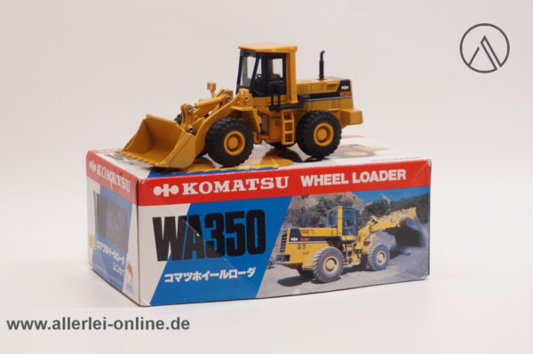 SHINSEI Modell | Komatsu WA350 | 1:50 Radlader Baumaschine | Art.Nr: 615