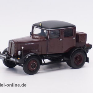 Schuco Modell | Hanomag ST 100 Zugmaschine | 1/43 - braun/schwarz